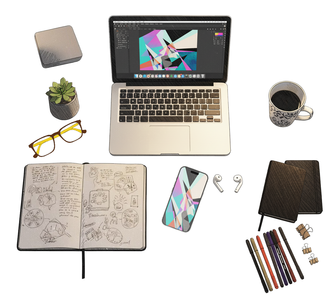 Decorative background graphic